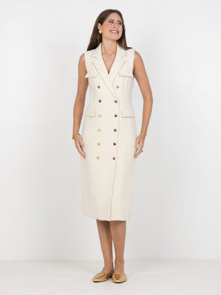 Kelly Dress - Winter White