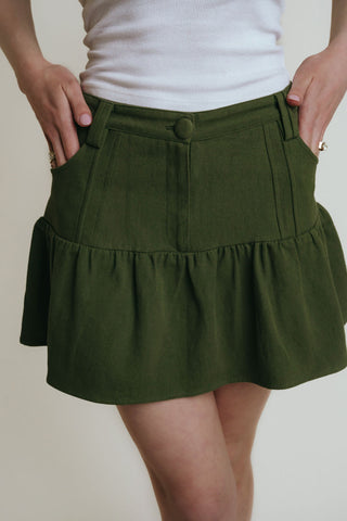 Thea Skirt - Olive