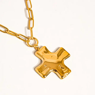 Bari 18K Cross Chain Necklace