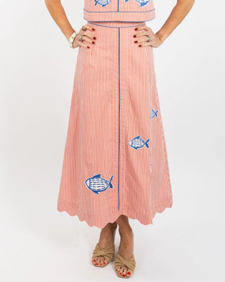 Emmy Long Skirt - Fish