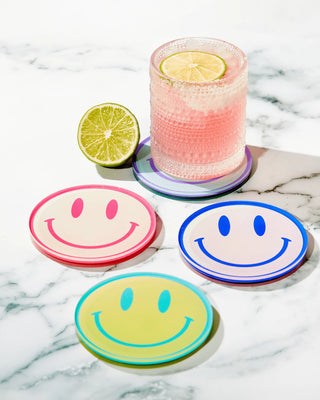 All Smiles Coasters - Set of 4