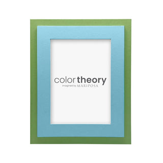 Tiered Sky Blue/Meadow Green 5x7 Frame