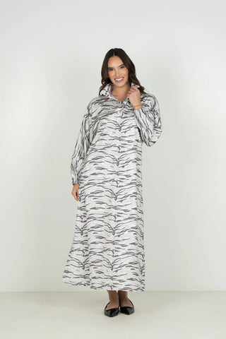 Long Sleeve Poppy Maxi - Wild Marble