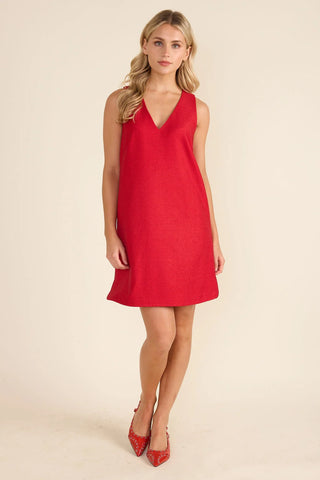 Arlo Dress-Crimson