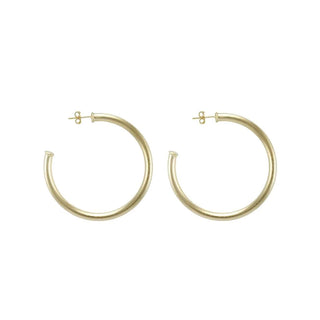 Petite Everybody's Favorite Hoop - Brushed Gold
