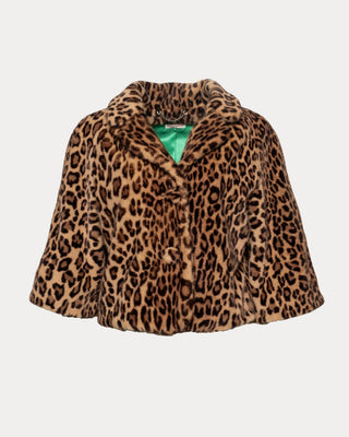 Blaine Jacket Leopard Faux Fur - Multi