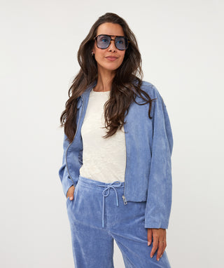 Jacket Bomber Ribcord - Dark Sky Blue