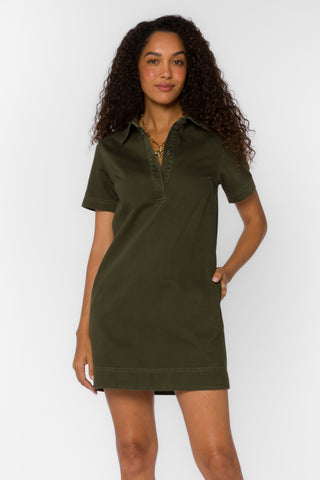 Macayle Dress - Dried Ivy