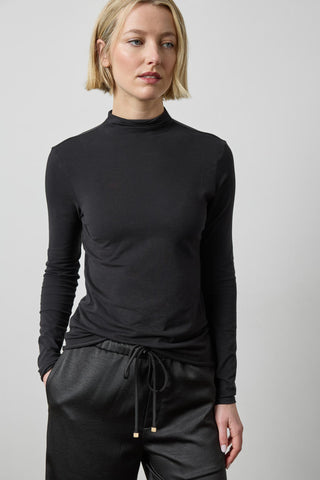 Long Sleeve Funnel Neck