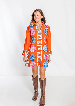 Greek Revival Lana Short Shirt Dress
