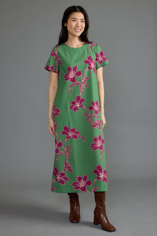 Ellie Dress - Verde Orchid