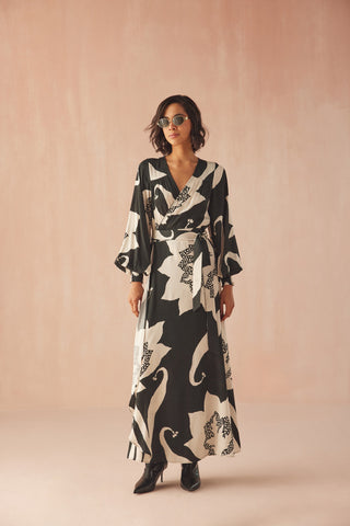 Lorelei Wrap Dress - Audrey Nocturne