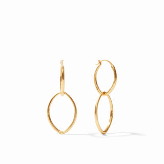 Fleur-de-Lis 2 in 1 Earring - Gold
