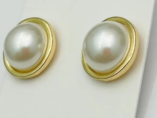 Clip on Large Pearl Stud