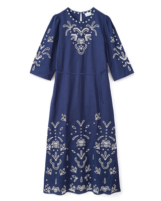 Athena Maxi Dress - Indigo