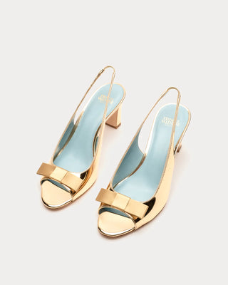 Reese Slingback - Mirror Gold