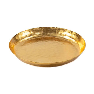 Gracie Hammered Coaster Gold