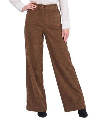 Patch Pocket Pant - Brown