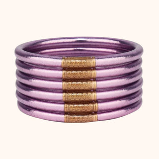 Lila All Weather Bangles - Serenity Prayer