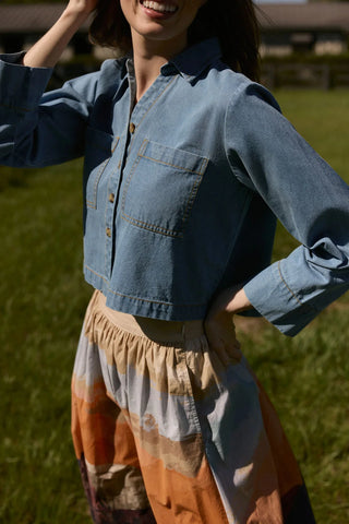 Megs Top, Denim