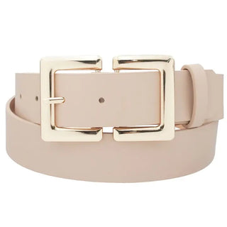 Metal Rectangle Buckle Belt
