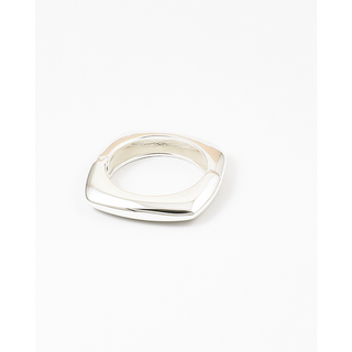 Silver Geometric Hinge Bracelet