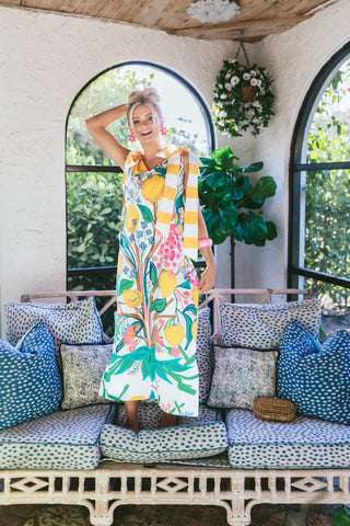 Citrus Toddy Beaufort Long Dress