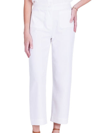 Pocket Crop Pant - White