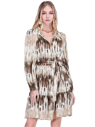 Tiered Dress - Desert Mirage