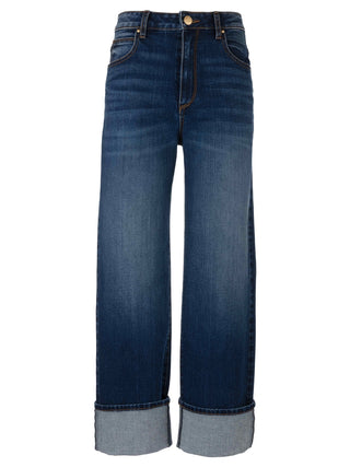 Sienna High Rise Straight Leg Roll Up 5" - Admire