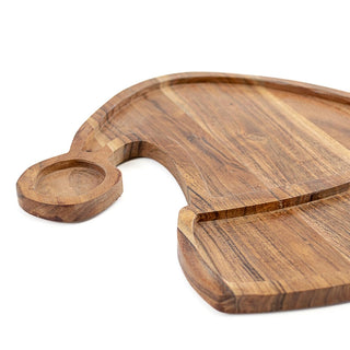 Santa Hat Serving Board Natural