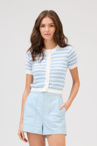 Spring Adelle Cardigan - Blue Multi