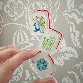 Watercolor Acrylic Ornament