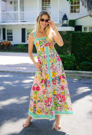 Annalisa Dress - Vintage Scarf
