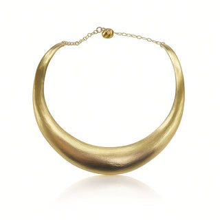 Rochelle Necklace - Brushed 18K Gold Plated