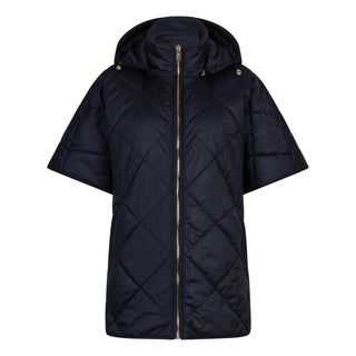 Bodywarmer Quilted Poncho - Navy