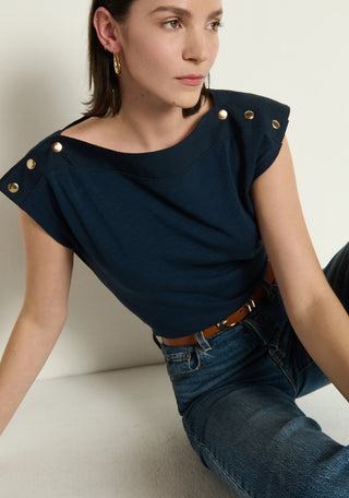 Brooks Boatneck Top - Night Sky