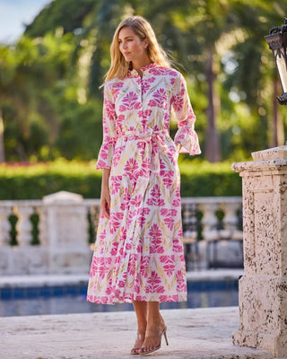 Roxie - Gilded Flora White/Gold