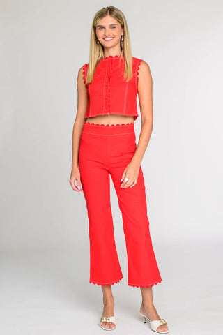Jojo Pant - Poppy Red