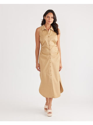 Caroline Dress - Khaki