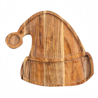 Santa Hat Serving Board Natural