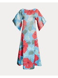 Spinnaker Maxi Dress Floating Floral - Navy/Red Multi