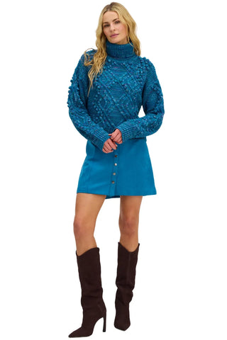 Carla Skirt-Teal