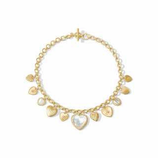 Heart Charm Necklace - MOP