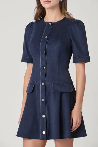 Merina Dress - Navy
