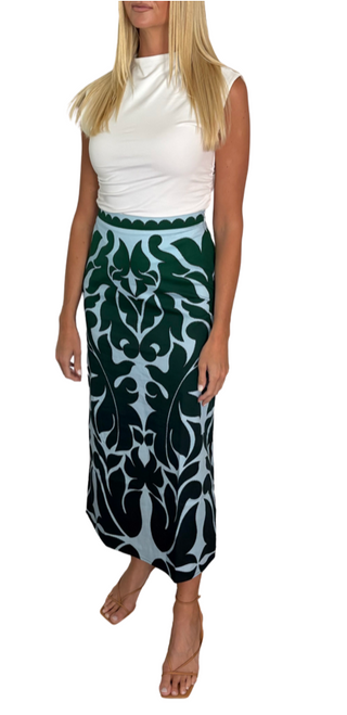 Portia Skirt - Blue Lagoon