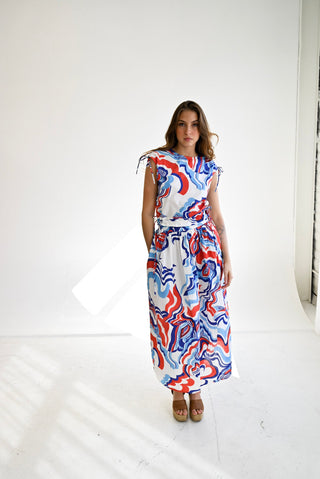 Yarrow Skirt - Abstract Fish
