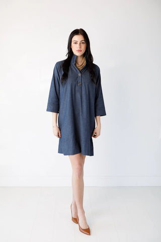 Arden Dress - Stretch Denim