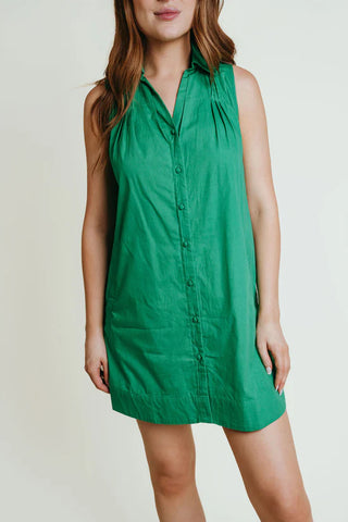 Corley Dress - Kelly Green