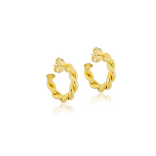 Riviera Hoops - Shiny Gold